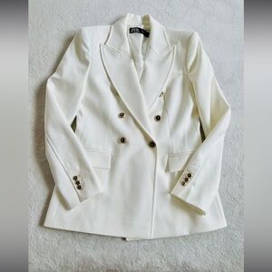 Zara double breasted blazer